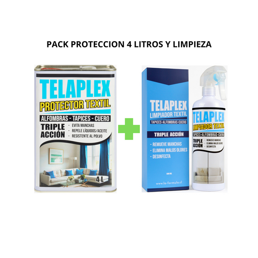 [Pack] Telaplex Pro: 4L Protector + Limpiador 500ml